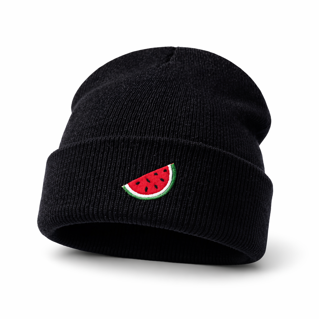 Watermelon Embroidered Beanie